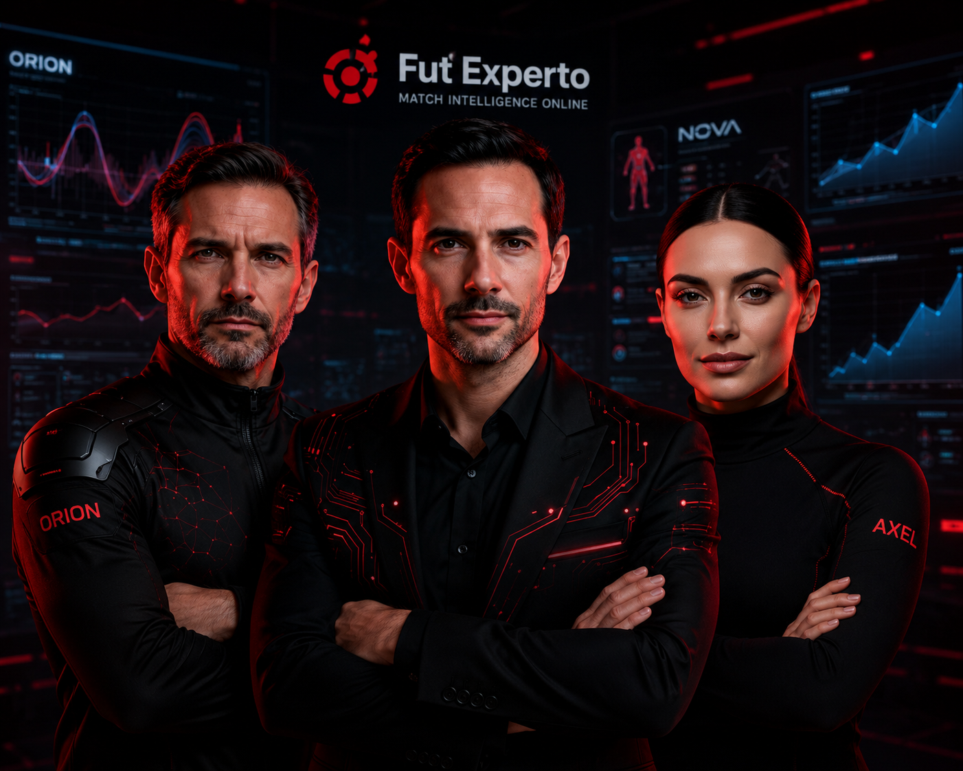 ORION, NOVA y AXEL — analistas IA de FutExperto